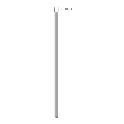 41-130-0 MODULAR SOLUTIONS TIE PLATE 45MM X 180MM<BR>CREATES RIGHT ANGLE, MOUNTING HARDWARE NOT INCLUDED